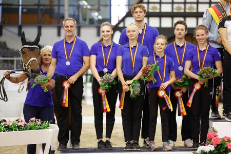 Was für eine starke Leistung: Ingelsberg sichert sich bei den Deutschen Meisterschaften die Silbermedaille. | Foto: Julian Spilker