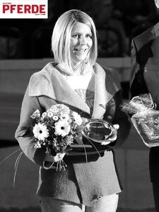 Viel zu früh verstarb Silke Druckenmüller, hier beim Trakehner Gala-Abend 2021, Züchterin von TSF Dalera BB und engagierte Pferdeliebhaberin. Foto: Bischoff