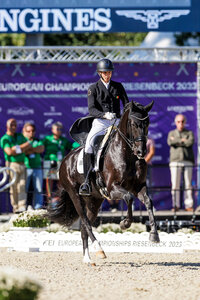 Bei den diesjährigen Europameisterschaften wurde Zonik Hit unter seinem Ausbilder Joao Pedro Moreira bestes portugiesisches Paar. | Foto: Lafrentz