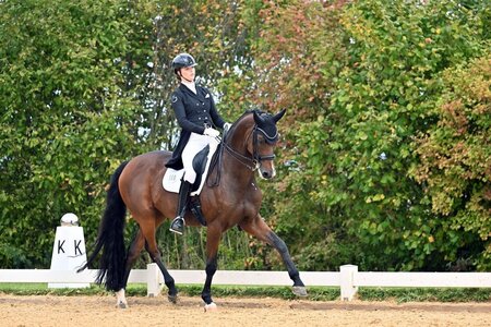 Celestine Kindler und Romeo. Foto: Dill (Archiv)