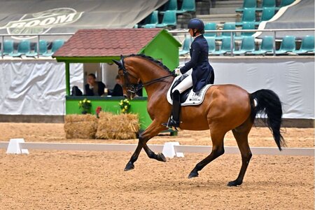 Stephanie Haag und Las Vegas siegen in Kreuth. Foto: Dill