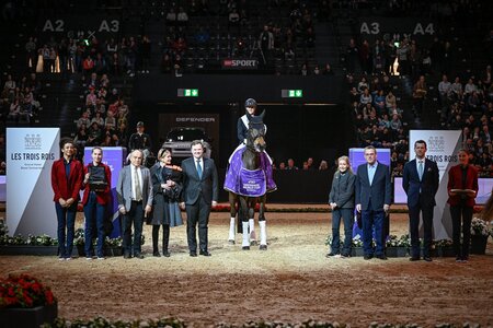 Jessica von Bredow-Werndl möchte auch 2024 in Basel wieder gewinnen. Foto: CHI Classics Basel