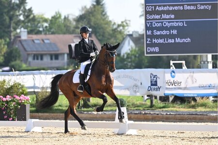 Marie Sohler sicherte sich in Kreuth ihren ersten S-Sieg. | Foto: Dill