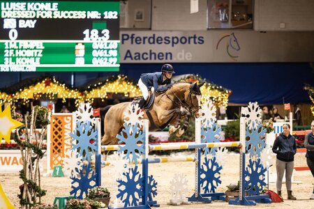Luise Konle peilt eine Medaille bei den Children an. Foto: Metzner