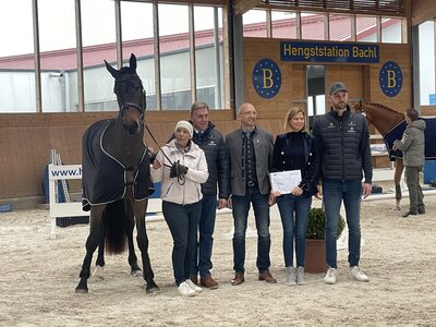 Siegerin der Dreijährigen Springpferde: Emma von Immhoff, Foto: P. Krayl