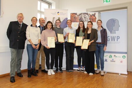 Fünf Bachelorabsolventinnen durften ihre Abschlussarbeiten vorstellen und wurden von der GWP-Jury prämiert | © Maike Schröter