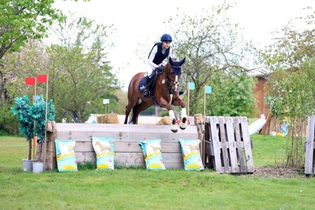 Sophia Frank und Monsignore Mistral haben in Ansbach einen wichtigen Sprung Richtung Warendorf gemacht. | © Dill