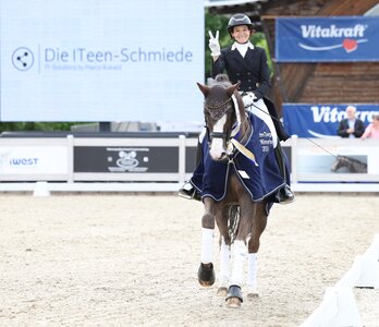Jasmin Schaudt und Fano siegten im Grand Prix von Winterlingen. | © Roger Müller