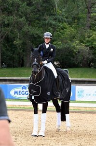 Lisa Müller und Gut Wettlkam's Zonik Hit siegten in der ersten Wertungsprüfung der Senioren. | © Dill