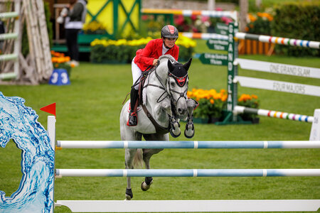 Jörne Sprehe und Hickstead White trugen mit ihrer Doppelnull zu Platz zwei im Nationenpreis bei. | © Lafrentz (Archiv)