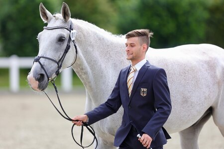 Julian Wilfling startet bei der WM der Einzelvoltigierer.  | © Julian Spilker
