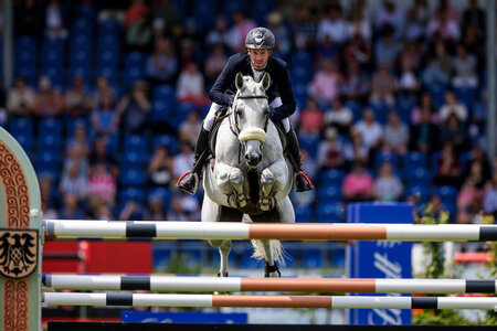 Erfolgspaar Max Weishaupt und DSP Omerta Incipit | © Lafrentz (Archiv)