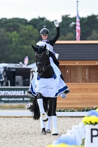 Marie Sohler sicherte sich zum Abschluss der Europameisterschaften den Titel in der Kür. | © Mirka Nilkens