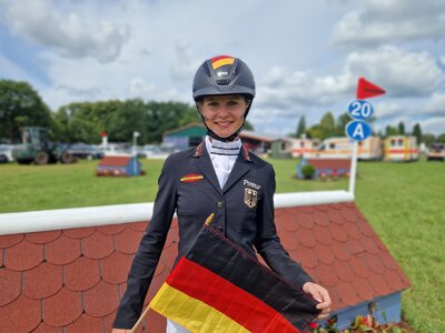 Beendete die EM auf Rang fünf: Julia Lentrodt triumphierte in Westerstede. | © Privat