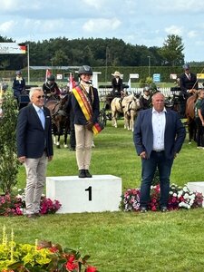 Sophia Ihnen bei der Meisterehrung in Lähden | © Christina Gedemer