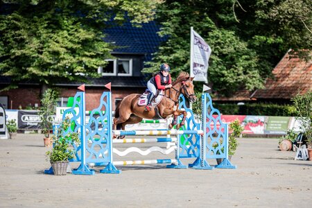 Joelle Sprehe siegte in der Einlaufprüfung der Horst-Gebers-Ponytour. | © Maike Klüter