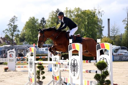 Das Siegerpaar Hans-Peter Konle und Gambrinus. | © Dill