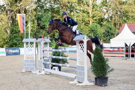 Leo Renner und die neunjährige Stute Kikibellie W | © Dill (Archiv)