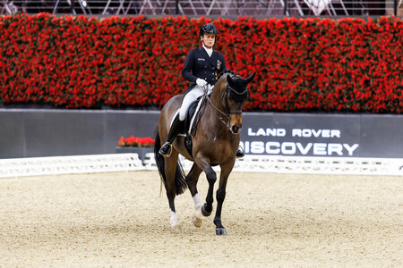Isabell Werth siegte mit DSP Quantaz in der Weltcup-Kür von Basel. | © Lafrentz