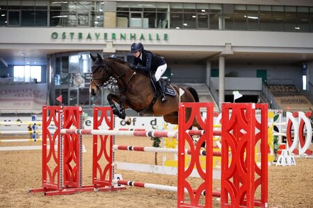 Sabrina Berger und Quidams Star Melloni in Kreuth | © Dill (Archiv)