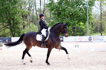 Michaela Förtsch freute sich über einen Grand Prix Sieg. | © Dill (Archiv)