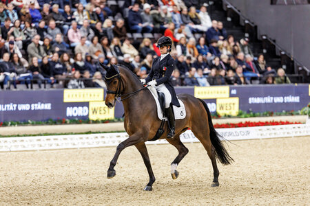 Bereits im Januar hatten Jessica Neuhauser und Rockson beim CHI Basel im Weltcup überzeugt. | © Lafrentz