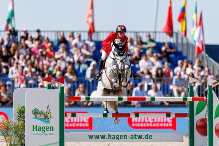 Jörne Sprehe und Hickstead White sicherten sich in Madrid eine Top5-Platzierung. | © Lafrentz (Archiv)