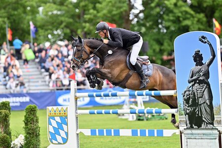 Schnell und fehlerfrei: Richard Gardner und Calisto in München-Riem | © Dill