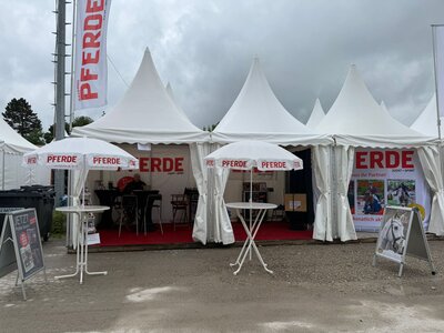 Sie finden unseren Stand auch heute noch auf der Pferd International - Stand M20.