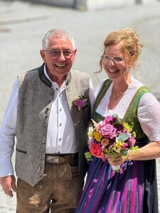Frisch getraut: Susanne Machan und Karl Heuschmid | © Privat