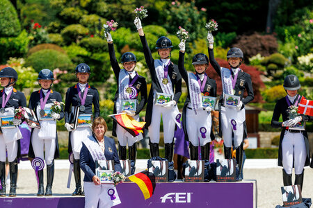 Das deutsche U21-Team freute sich bei den Europameisterschaften in Kronberg über Gold. | © Lafrentz