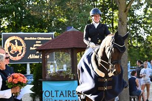 Von nun an reitet sie in Gold: Aline Soto und Sandro | © Puschak