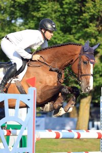 Maximilian Weishaupt und Lafite Rothschild im Parcours - Heidi von Imhoff und er sind noch nicht lange ein Team | © Dill (Archiv)