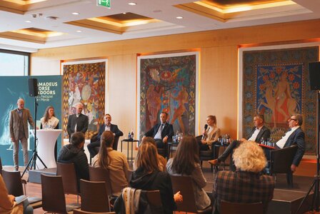 Bei einer Pressekonferenz gab's Einblicke in das Programm der Amadeus Horse Indoors. | © Helene_AHI_Presse