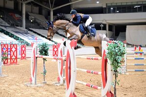 Tabea Markgraf und Stute Carla sichern sich Platz zwei im S** | © Dill