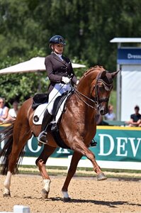 Yara Reichert führt 2025 die bayerischen Dressurreiter an. | © Dill (Archiv)