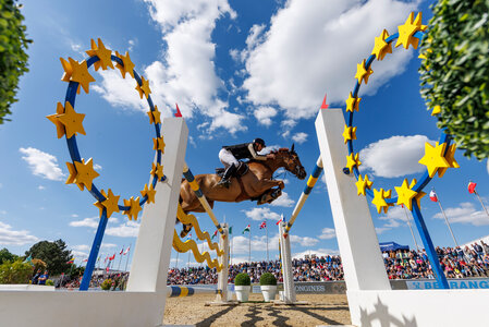 Der Schwede Peder Fredricson 2025 auf dem Mannheimer Maimarkt-Turnier. | © Stefan Lafrentz