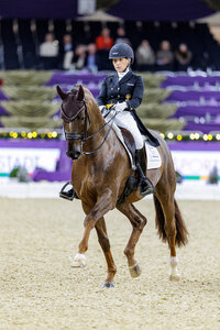 Charlott-Maria Schürmann und Life Time FRH sicherten sich den Sieg in der Einlaufprüfung zum Finale des Nürnberger Burgpokal. | © Lafrentz