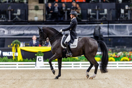 Lisa Müller und Gut Wettlkam's Mondrian konnten in Lier einen tollen 3*-Grand Prix zeigen. | © Lafrentz (Archiv: Stuttgart German Masters 2025)