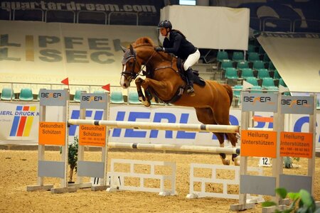 Nadja Schmittlein siegt heute mit Caracoulona PS in Kreuth | © Dill