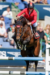 Jörne Sprehe konnte mit Toys den Sieg im Großen Preis in Bedizzole sichern. | © Lafrentz (Archiv)