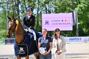 Sieger der Derby Stars von Morgen Qualifikation: Franz Trischberger und Henriettenhof's Kinshasa | © Dill