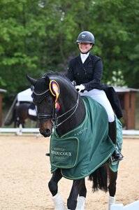 Jule Ohms und ihr Zaphir "for gold" im Finale der FRB "Don't worry - be happy"-Tour. | © Hubert Fischer