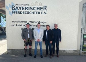 Der neue Landesvorstand v.l.: Vitus Gasteiger, Tobias Galmbacher, Hans Schiller und Marcel Mahr | © Landesverband