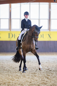 Elegant zum S*-Sieg: Laura Bismark und Prinz Diamond | © Ermer