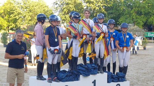 Gold für Baden-Württemberg, links Landestrainer Wolfgang Arnold | © Kern 