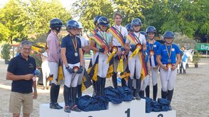 Gold für Baden-Württemberg, links Landestrainer Wolfgang Arnold | © Kern 