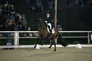Jana Lang und Baron siegen auch bei der dritten iWEST Dressur Cup Qualifikation auf dem Birkhof. | © D. Matthaes